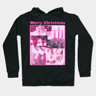 Merry Pink Christmas Hoodie